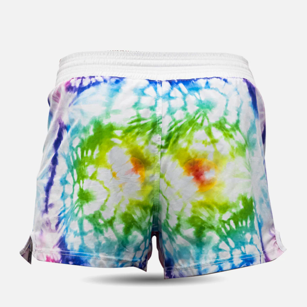 MA1 TIE DYE WHITE HIGH CUT MMA SHORTS - Image 3
